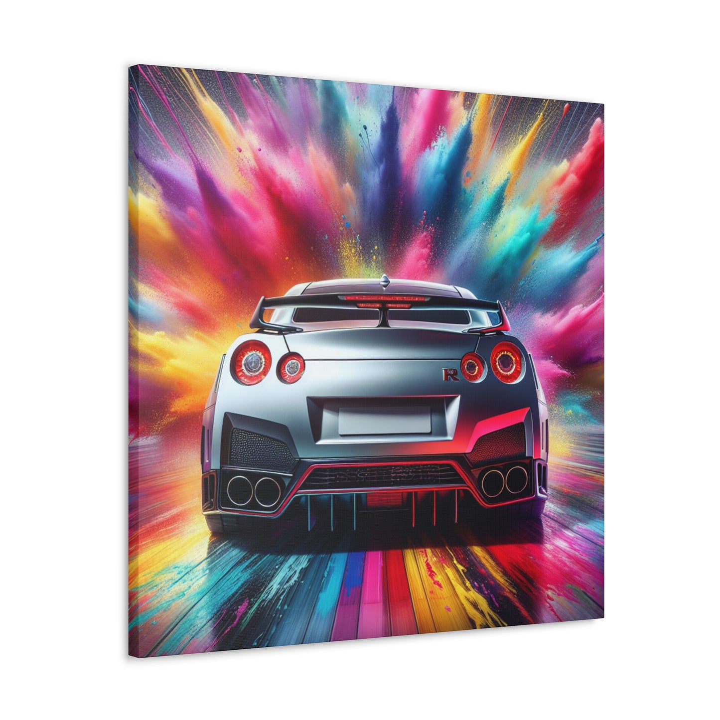 Nissan GT-R Wall Art, Luxury Car Canva Painting, Perfect Gift for Car Lovers, Home and Office Decor, Modern Style Print, Urban Design Artwork