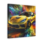 Chevrolet Corvette Wall Art Canva Painting - Perfect Gift for Car Lovers and Corvette Enthusiasts