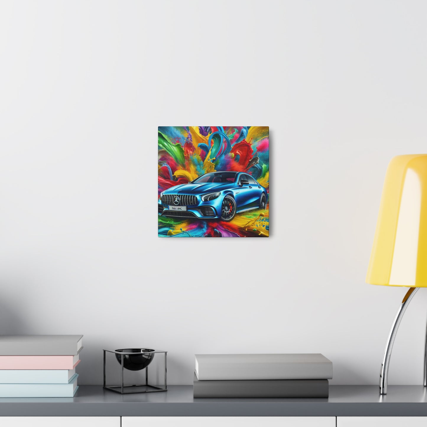 Mercedes AMG Wall Art, Luxury Car Canva Painting, Home Decor for Automobile Enthusiast, Personalizable Gift for Car Lovers