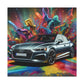 Audi A5 Luxury Car Wall Art, High-Quality Canva Painting, Office Decor, Motorsport Enthusiast Gift, Automotive Print