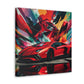 Lamborghini Aventador Canvas Art, Luxury Car Wall Decor, High Quality Print, Handmade Sports Car Painting, Exotic Supercar Gift for Men