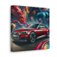 Audi A5 Car Art, Modern Canva Painting, Wall Decor for Car Lovers, Unique Gift, Home and Office Decoration, Auto Theme Artwork