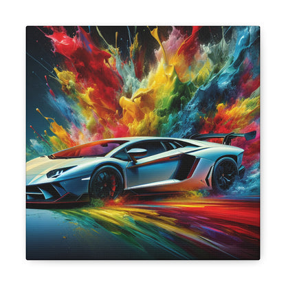 Luxury Lamborghini Aventador Wall Art Canva - Perfect for Car Enthusiasts and Home Decor - High-Quality Print