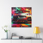 Nissan GT-R Canva Painting - Modern Wall Art, Handmade Car Artwork, Perfect Gift for Car Enthusiasts and Decor