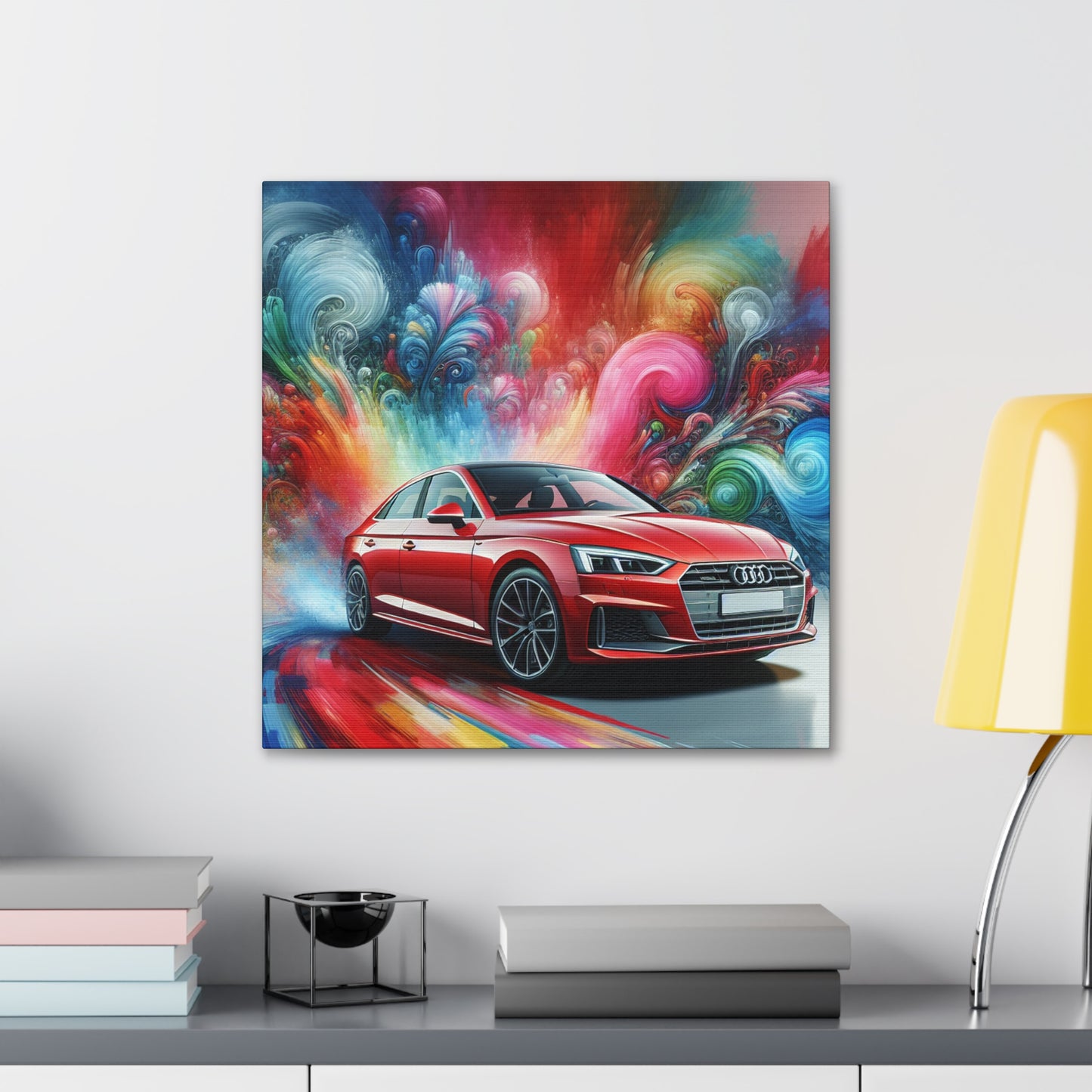 Audi A5 Wall Art, Luxury Car Canva Painting, Automotive Decor, Unique Gift for Car Enthusiast, High Quality Print, Home or Office Decor