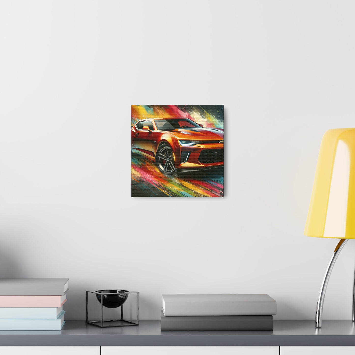 Chevrolet Camaro Wall Art - Large Canva Painting - Unique Home Decor for Car Lovers - Ideal Gift for Chevrolet Fans - Quality Print Artwork