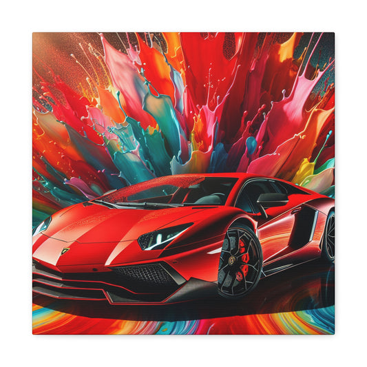 Lamborghini Aventador Wall Art - Luxury Car Canva Painting - Perfect for Car Enthusiasts and Home Decor