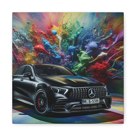 Mercedes AMG Wall Art - Luxury Car Canva Painting, Garage Decor, Home Office Artwork, Auto Enthusiast Gift, Racing Car Print