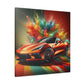 Chevrolet Corvette Wall Art, Large Canvas Print, Luxury Car Painting, Home and Office Décor, Perfect Gift for Car Lovers