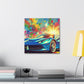 Ferrari Wall Art Canvas - Luxury Car Painting, Perfect for Man Cave, Garage Decor, Automotive Enthusiast Gift, High Quality Print