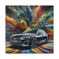 Audi A5 Canva Wall Art Painting, Handmade Car Artwork for Home Decor, Luxury Car Enthusiast Gift, Automobile Canva Print, Office Wall Hangings