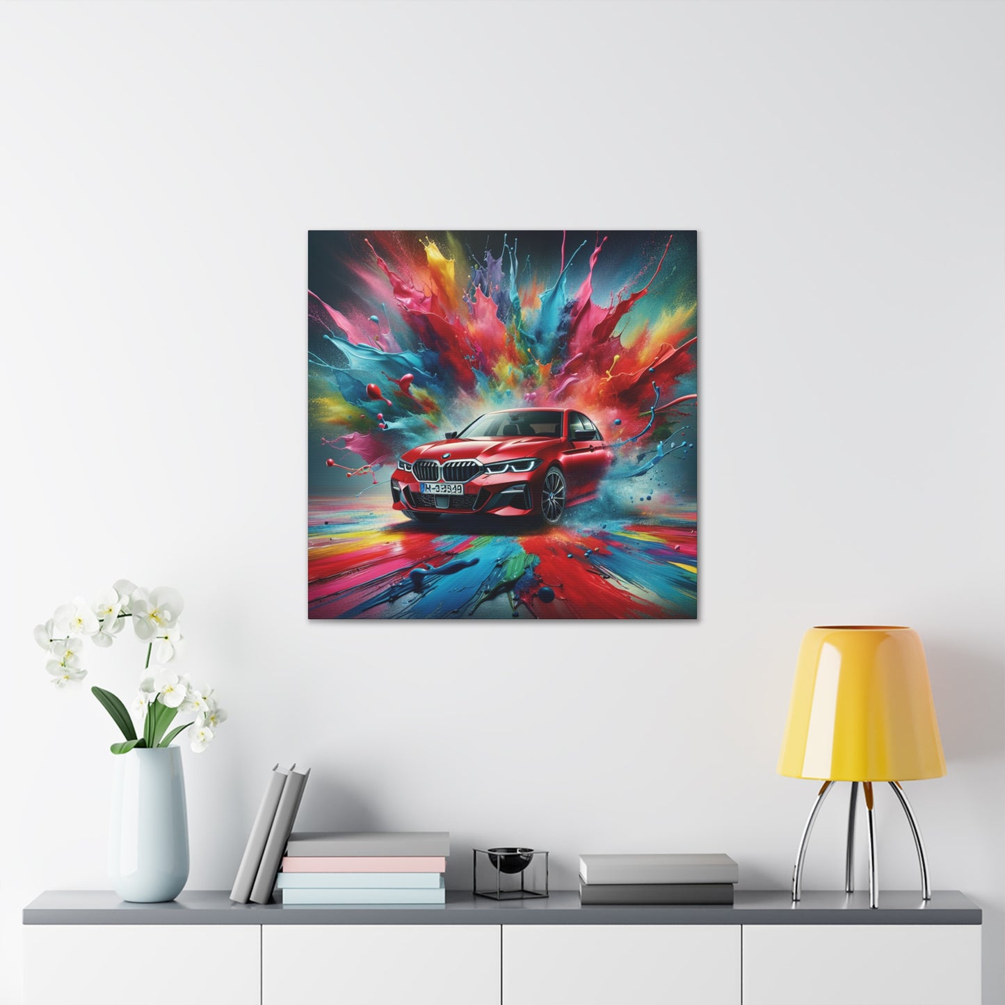 BMW Car Wall Art, Luxury Vehicle Canva Painting, Stylish Home Decor, Modern Artwork, Car Enthusiast, Collector, BMW Lover Gift, High Quality Print