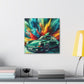 Classic Porsche 911 Art, Luxurious Vintage Car Wall Decor, Premium Quality Canva Painting, Perfect Gift for Car and Art Enthusiasts