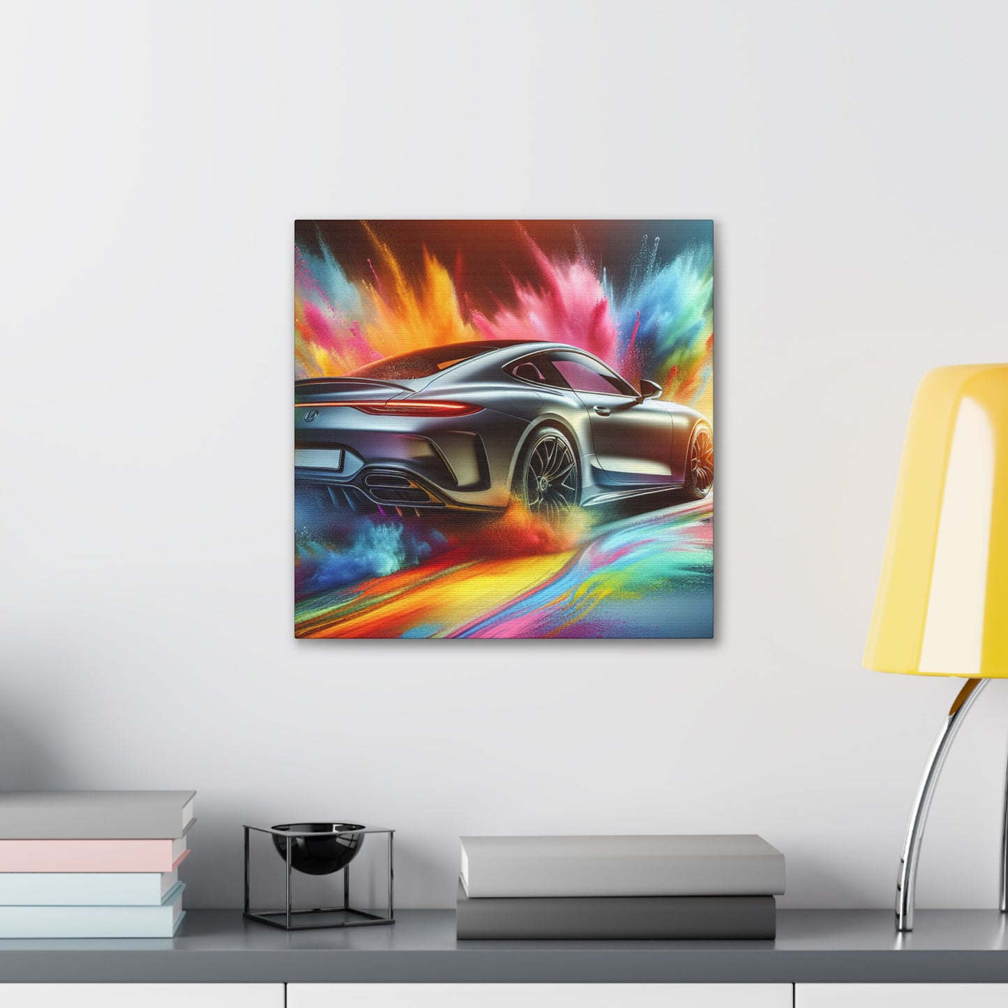 BMW Wall Art Canva Painting, Luxury Car Wall Decor, Automobile Lover Gift, Home Garage Decoration, Modern Art, Auto Enthusiast Print