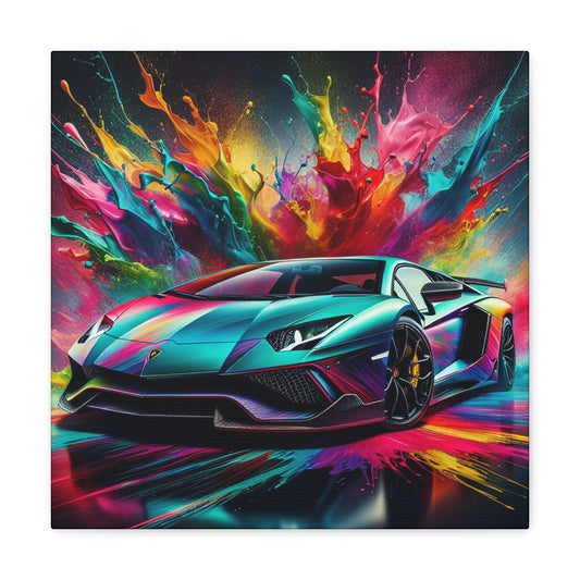 Lamborghini Aventador Canva Art Painting - Luxury Car Themed Decor - Auto Enthusiast Gift - Unique Wall Art