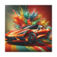 Chevrolet Corvette Wall Art, Large Canvas Print, Luxury Car Painting, Home and Office Décor, Perfect Gift for Car Lovers