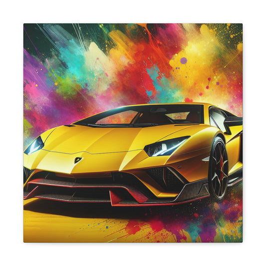 Lamborghini Aventador Wall Art, Luxury Car Print, Vehicle Canva Painting, Automobile Home Decor, Sports Car Lover Gift, Stunning Artwork