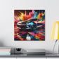 Chevrolet Camaro Wall Art Canva Painting, Car Enthusiast Decor, Muscle Car Print, Home Office Garage Decor, Automobile Artwork, Classic Car