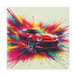 Chevrolet Camaro Wall Art - Classic Car Canva Painting - Unique Gift for Car Enthusiasts - Decor for Garage, Man Cave, Office, and Lounge