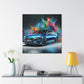 Audi A5 Canva Painting, Handmade Wall Art - Perfect for Car Enthusiasts, Home and Office Decor, Unique Gift Idea