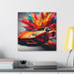 Lamborghini Aventador Wall Art - Luxury Car Canvas Painting - Exotic Sports Car Home Decor - Perfect for Office, Man Cave, or Garage