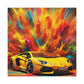 Lamborghini Aventador Canva Painting, Exotic Car Wall Art, Perfect Gift for Car Enthusiasts, High-Quality Print, Home and Office Decor