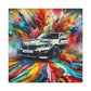 BMW Luxury Car Canvas Painting - Wall Art, Fine Print for BMW Lovers, Home Decor, Car Art, Unique Gift, Office Decoration, Collectible Art Piece