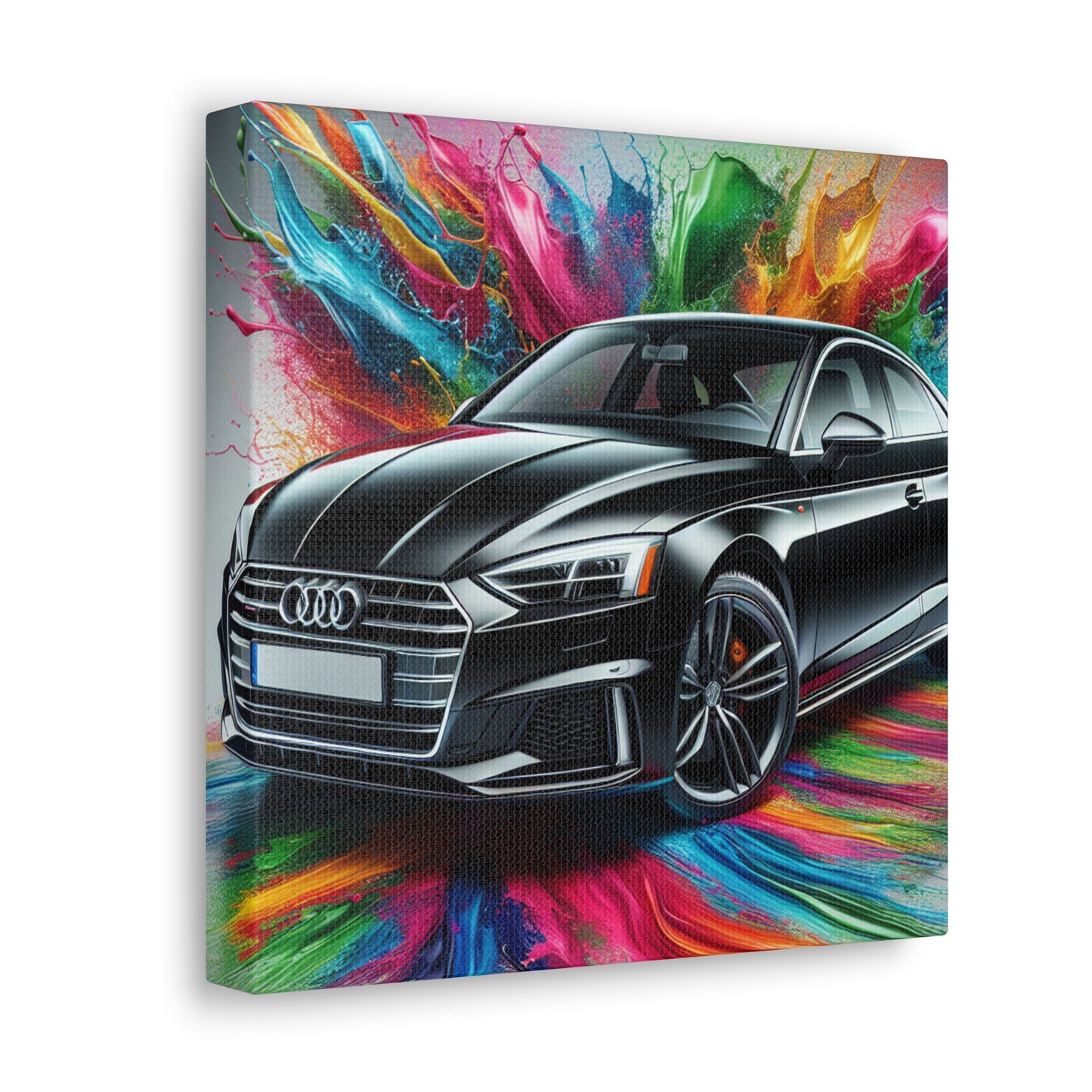 Audi A5 Canva Wall Art, Luxury Car Decor, Automotive Canva Painting, Perfect Gift for Car Lovers and Enthusiasts