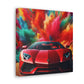 Lamborghini Aventador Canva Wall Art - Super Car Painting, Canvas Print for Car Lovers, Home Decor, Boy's Room Wall Art, Unique Gift