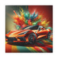 Chevrolet Corvette Wall Art, Large Canvas Print, Luxury Car Painting, Home and Office Décor, Perfect Gift for Car Lovers