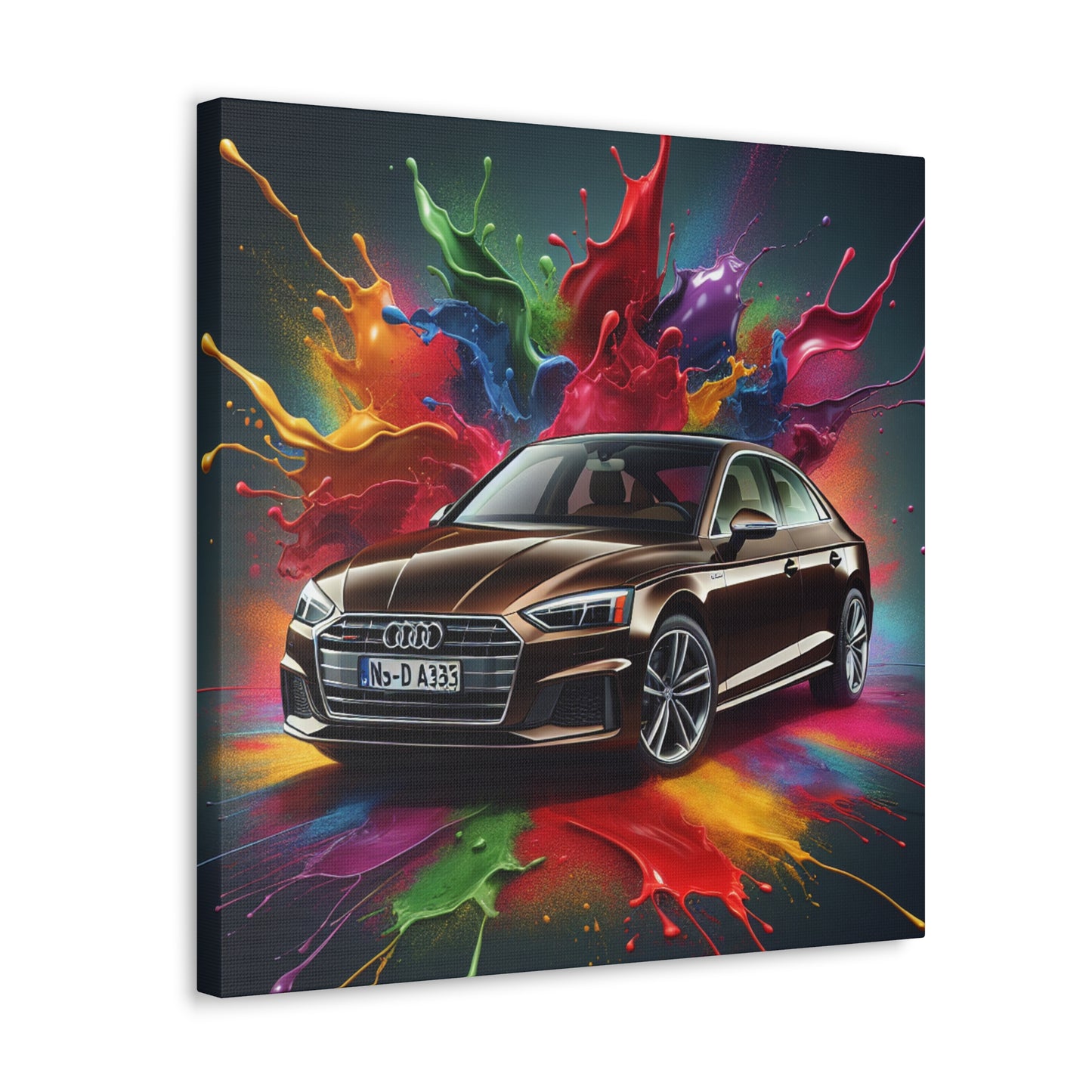 Audi A5 Car Canva Painting - Perfect Wall Decor, Automobile Art, Gift for Car Lovers and Enthusiasts, Collectible Studio Print