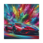 Lamborghini Aventador Wall Art Canva, Automotive Car Painting, Luxury Sports Car Decor, Fine Art for Men, Unique Gift for Car Enthusiasts