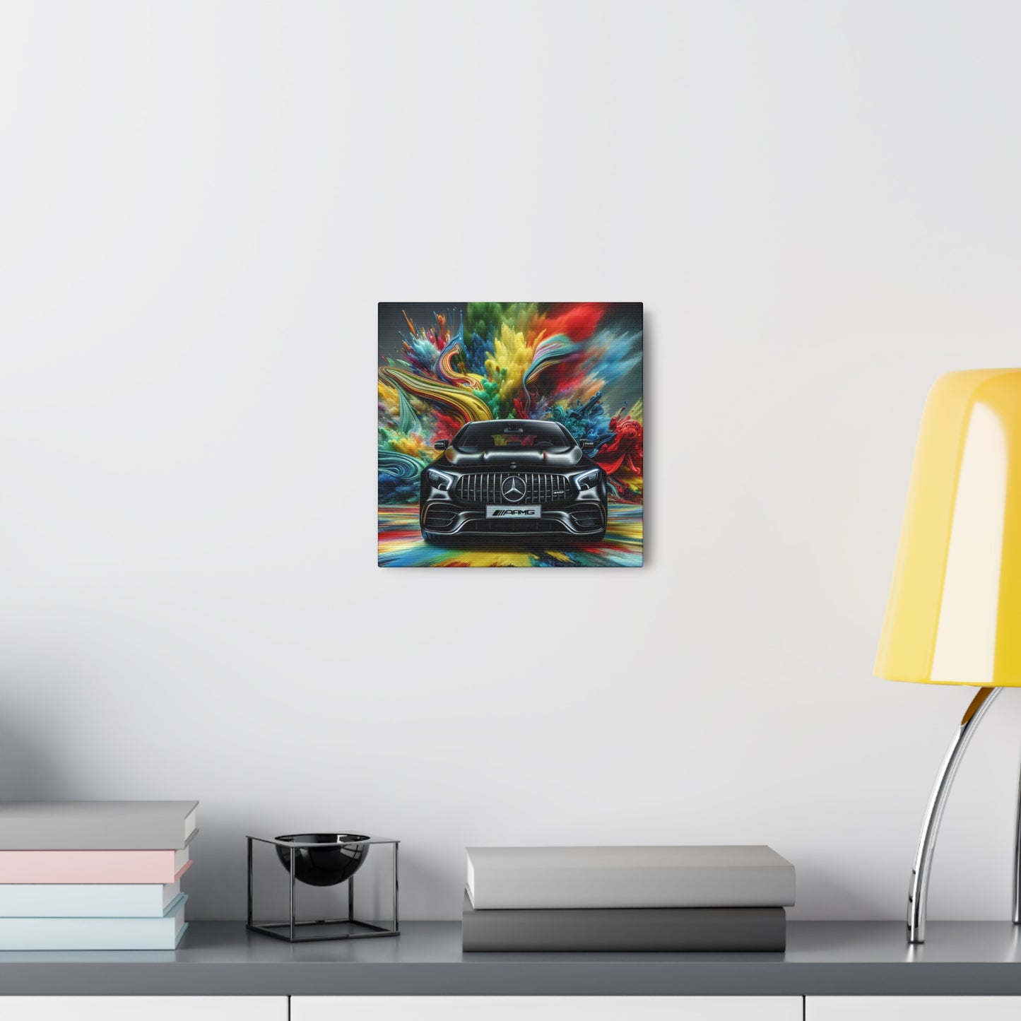 Mercedes AMG Wall Art Canva Painting - Luxury Car Decor, Perfect Gift for Car Lovers and Automotive Enthusiasts