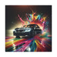 Luxury BMW Car Artwork - Modern Wall Decor Canva Painting - Perfect for Car Enthusiasts, Office, and Home Decoration