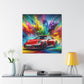 Porsche 911 Fine Art Canva Painting - Vintage Car Wall Decor - Luxury Automobile Artwork for Home and Office Decorations
