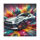 Nissan GT-R Canva Paintings, Sports Car Wall Art, Luxury Garage Decor, High Quality Modern Home and Office Canvas Artwork