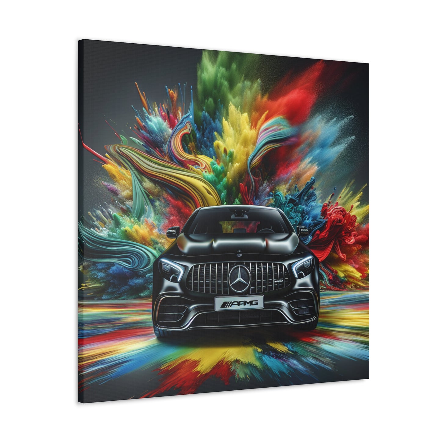 Mercedes AMG Wall Art Canva Painting - Luxury Car Decor, Perfect Gift for Car Lovers and Automotive Enthusiasts