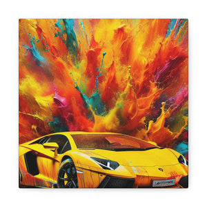 Lamborghini Aventador Canva Painting, Exotic Car Wall Art, Perfect Gift for Car Enthusiasts, High-Quality Print, Home and Office Decor