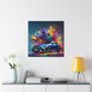 Mercedes AMG Wall Art Canva Painting - Hand Painted, Home Decor, Car Enthusiast Gift, Luxury Auto Artwork, Vehicle Masterpiece.