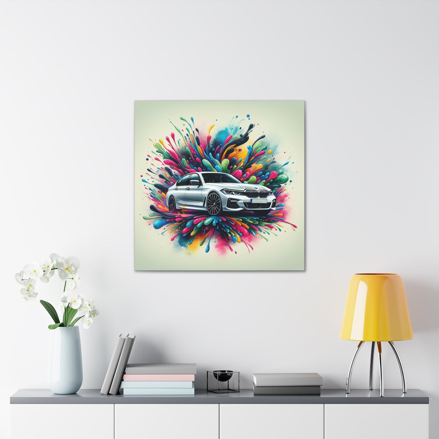 BMW Luxury Car Wall Art, Canva Prints for Home Decor, Modern Painting for Car Lovers & Office, Gift for Men and Automobile Enthusiasts