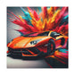 Lamborghini Aventador Wall Art - Luxury Car Canvas Painting - Exotic Sports Car Home Decor - Perfect for Office, Man Cave, or Garage