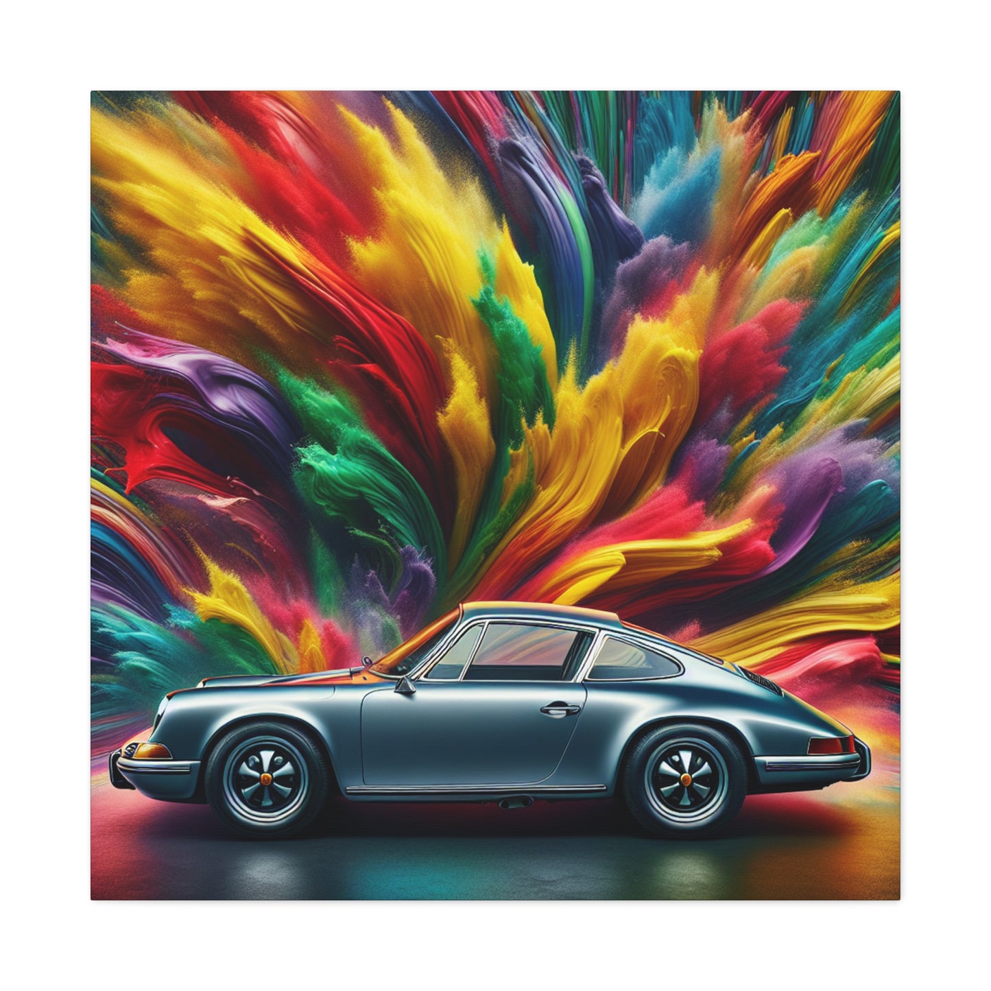 Porsche 911 Canva Painting, Luxury Car Wall Art, Premium Quality Home Décor, Perfect Gift for Car Enthusiasts and Collectors