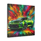 Chevrolet Camaro Artwork - Canva Painting, Wall Decor, Vintage Car Prints, Automotive Decor, Classic Car Lover - Ideal Gift for Car Enthusiasts