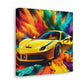 Ferrari Luxury Car Wall Art, Hand-Painted Acrylic Canva Painting, Home Decor, Classic Car Lovers Gift, High-Quality Picture, Perfect For Office and Home