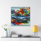 Audi A5 Wall Art, Car Enthusiast Gift, Hand-Painted Canva, Automotive Decor, Car Artwork, Man Cave Decor, Luxury Auto Prints, Sports Car Art