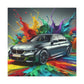 BMW Luxury Sports Car Canva Painting, Unique Wall Decor, Car Enthusiast Gift, High-Quality Print, Home and Office Art, Automobile Lover Present