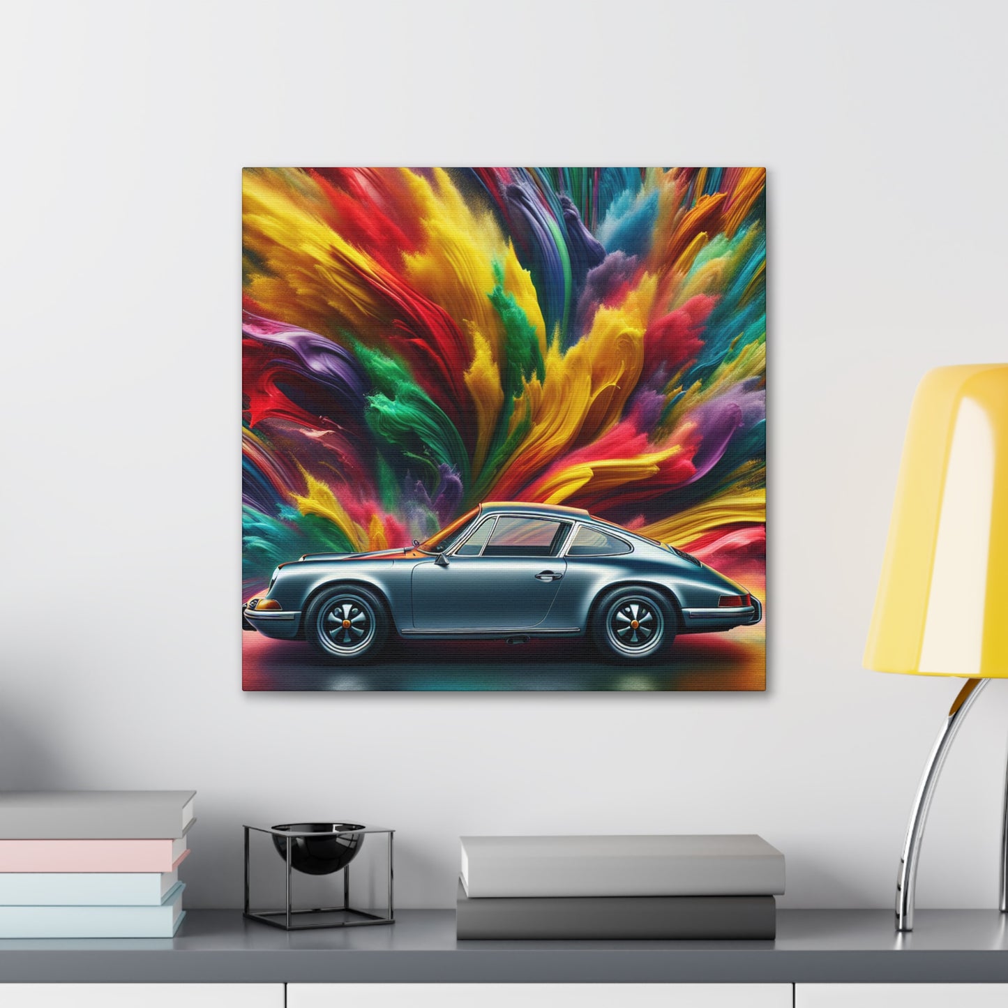 Porsche 911 Canva Painting, Luxury Car Wall Art, Premium Quality Home Décor, Perfect Gift for Car Enthusiasts and Collectors