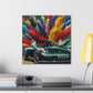 Porsche 911 Canva Painting, Luxury Sports Car Wall Art, Car Lovers Gift, Garage Decor, Man Cave Accessory, Automotive Fine Art Print