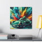 Classic Porsche 911 Art, Luxurious Vintage Car Wall Decor, Premium Quality Canva Painting, Perfect Gift for Car and Art Enthusiasts