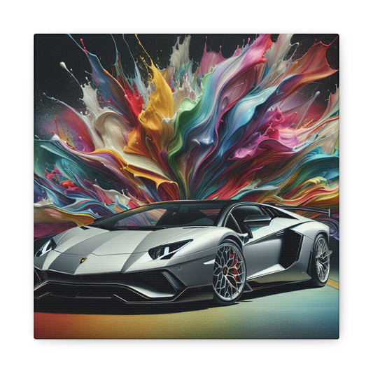 Lamborghini Aventador Canva Painting - Luxury Car Art, Perfect for Man Cave, Car Lovers and Wall Decor